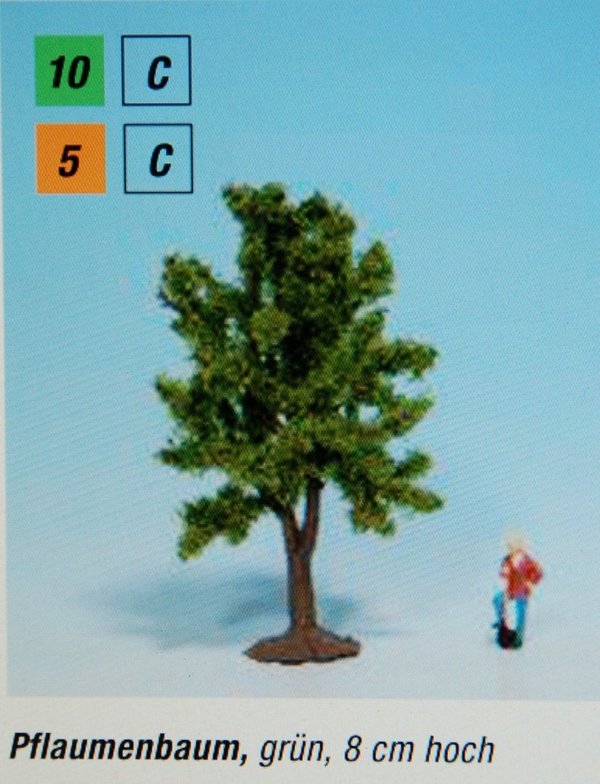 25950-1 Noch H0 Pflaumenbaum, grün, 8 cm hoch