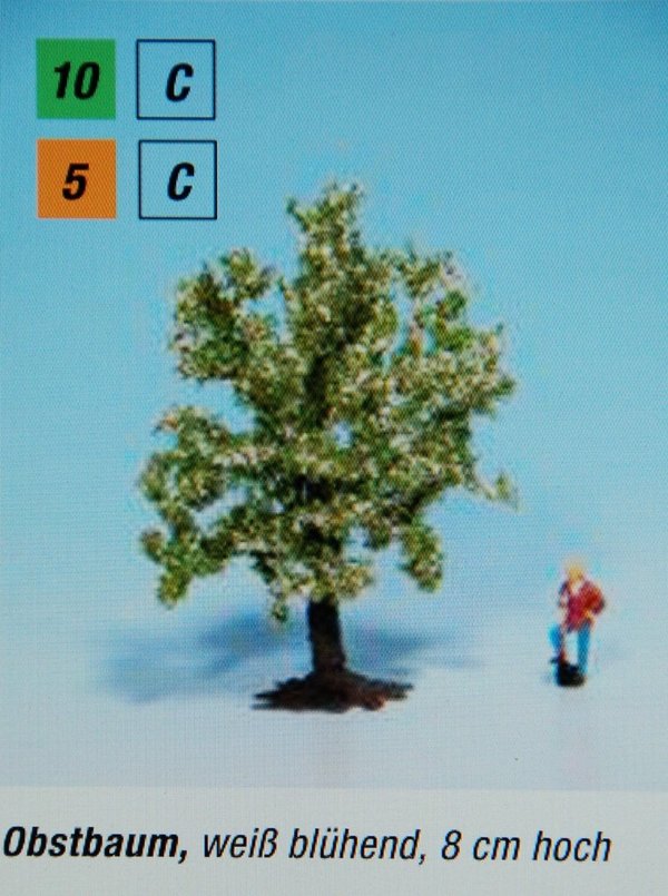 25950-3 Noch H0 Obstbaum, weiß blühend, 8 cm hoch