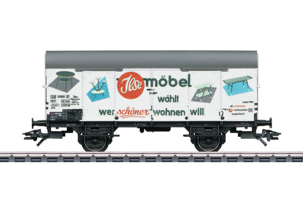 48165 Märklin Zweiachsiger gedeckter Güterwagen mit Tonnendach und glatten Stirn- und Seitenwänden